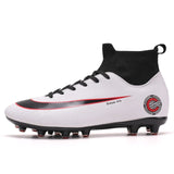 White Golden Men Football Boots