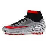 Indoor Turf Soccer Shoes Mens High Ankle Football Shoes Superfly Soccer Cleats Shoes Boys