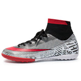 Indoor Turf Soccer Shoes Mens High Ankle Football Shoes Superfly Soccer Cleats Shoes Boys